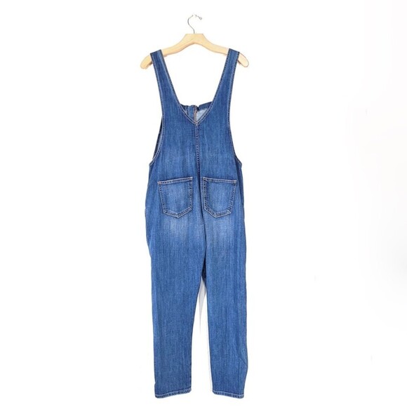 CURRENT/ELLIOTT Ranch Hand Overall Traveler Destroy Western Denim Jumpsuit Small - Picture 7 of 11